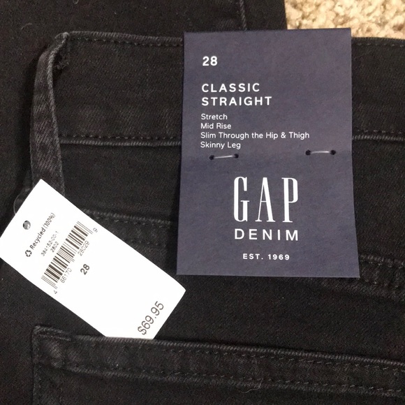 Gap Straight Black Jean NWT - Picture 5 of 5